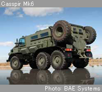 BAE、Casspir Mk.6 APC ローンチ発表