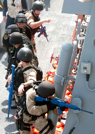 米・中の海軍が初の海賊対策を想定した共同訓練を実施