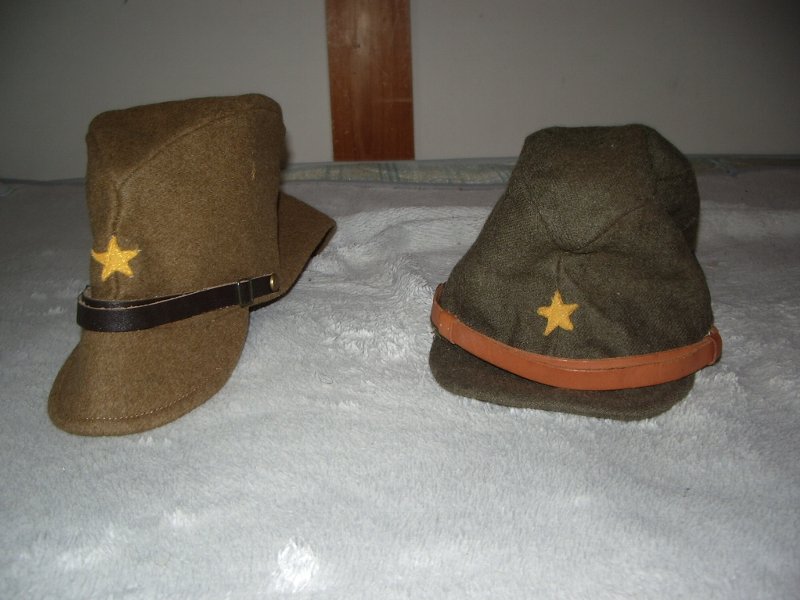 旧日本陸軍　略帽＆帽垂れ
