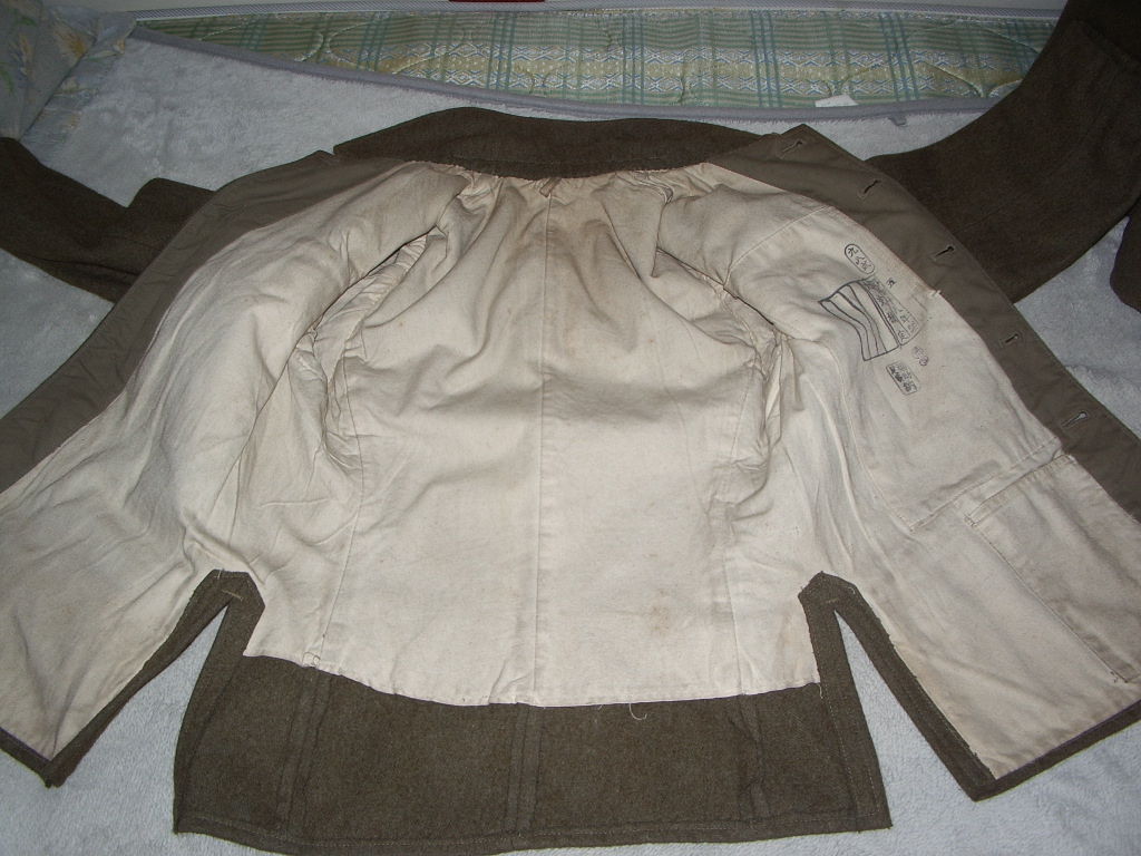 日本陸軍　兵下士官用　九八式冬上衣