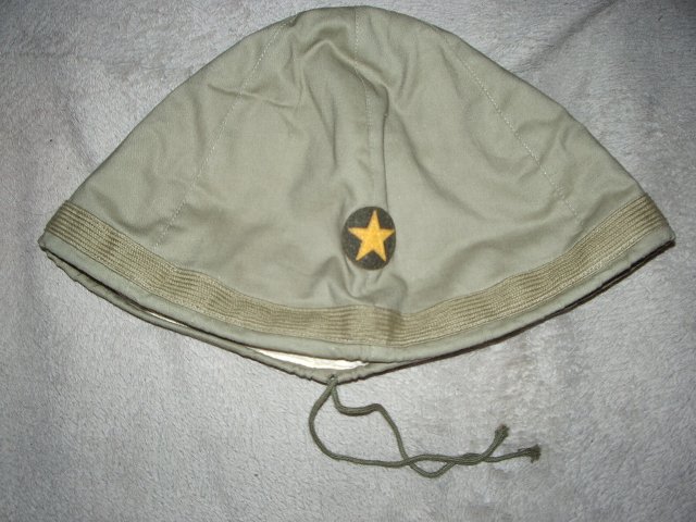 複製　中田製　鉄帽覆い　後期型　（前期型と比較）