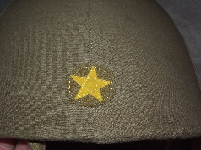 複製　中田製　鉄帽覆い　後期型　（前期型と比較）