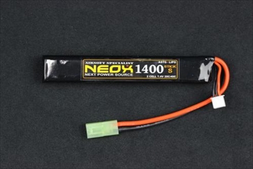 NEOX Lipoバッテリー 電動ガン用 7.4v 20C40C 1400mAh