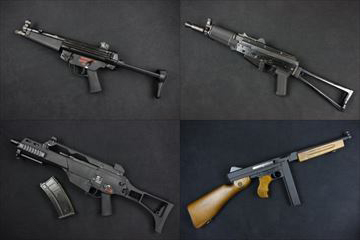 WE ガスブロ本体 MP5A2、MP5A3、G36C、AK74UN、トンプソンM1A1 入荷！