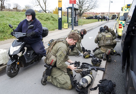 コペンハーゲン国家警察の対テロ訓練