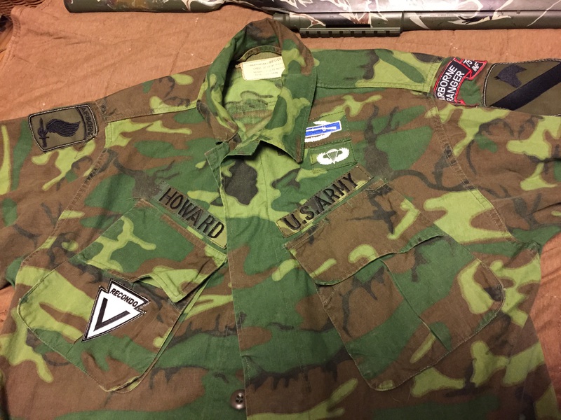 米軍 ERDL リーフ 迷彩服 ベトナム戦争 - 個人装備