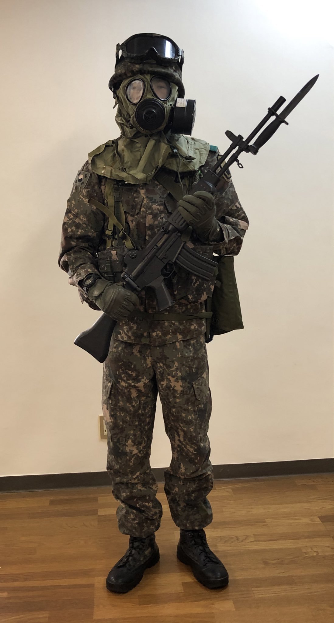 韓国軍　PX 防寒装備　韓国陸軍
