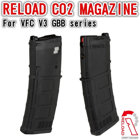 SAMURAI -blog:VFC対応のCO2 M4マガジンがｷﾀｰｰ(ﾟ∀ﾟ)ｰｰ RELOAD ライトウェイト 30連 CO2 マガジン