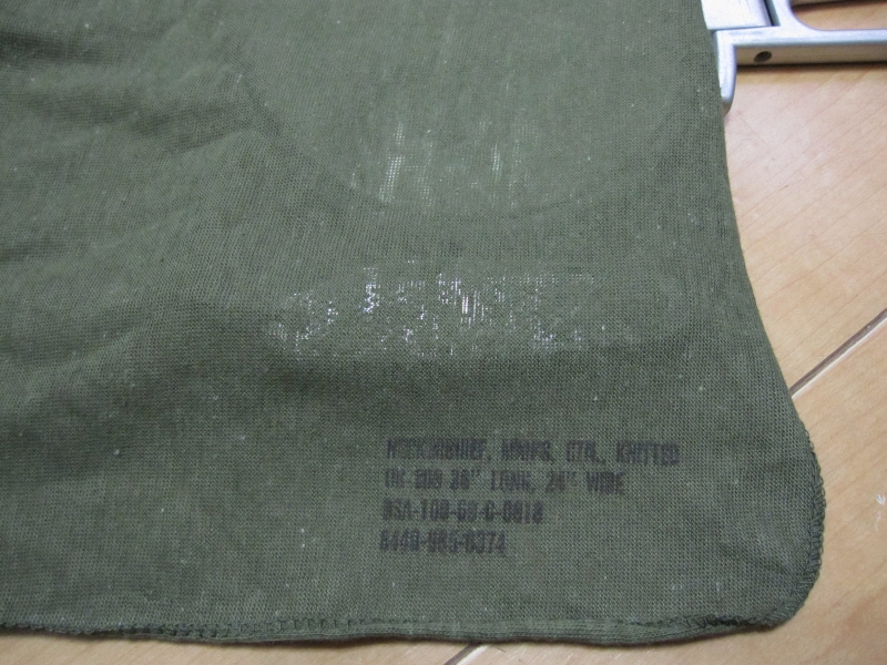 US VN戦バンダナ／ネッカチーフ(OG-109 Knitted cotton mans neckerchief)