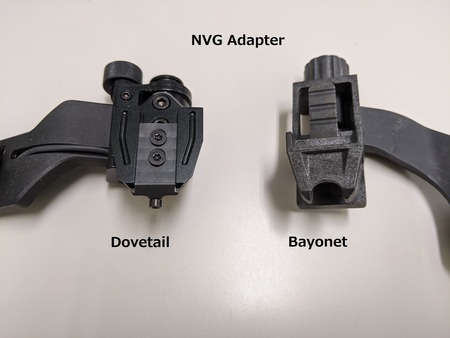 NVG(暗視装置）のヘルメットマウントについて