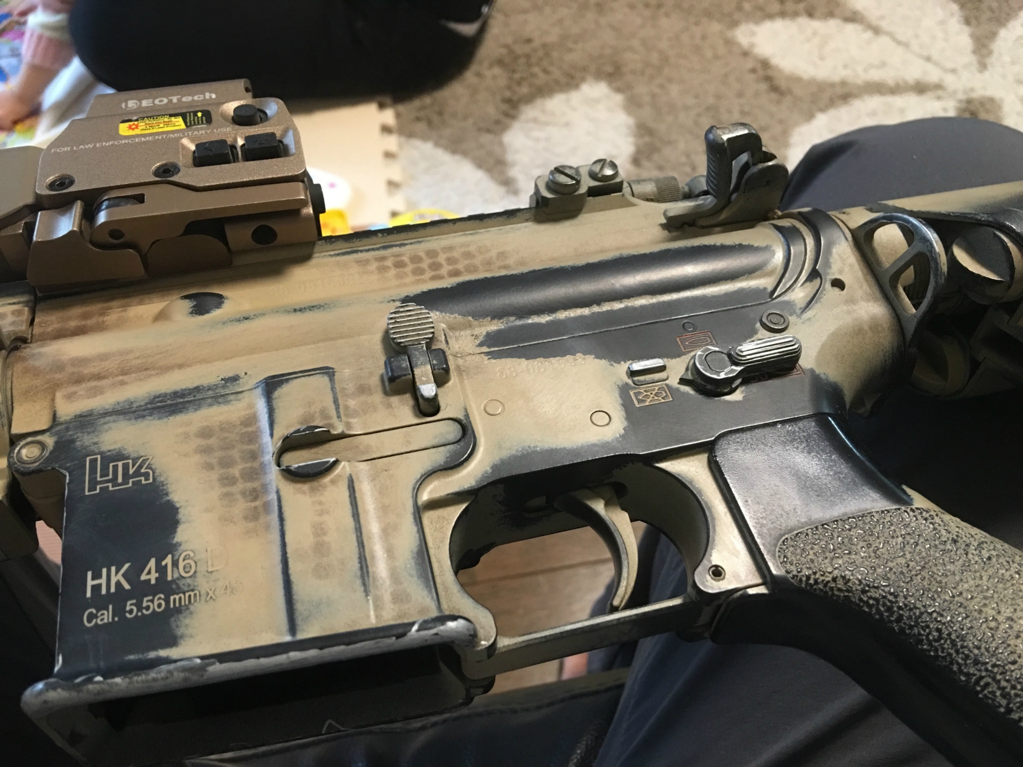 HK416D 汚し塗装