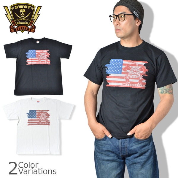 SWAT「SWAT ORIGINAL DTOM USA FLAG NSWDG RED TEAM T SHIRT 」