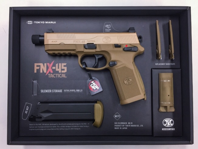 シューティングレンジＴＡＲＧＥＴ－１：東京マルイ新製品「FNX-45 