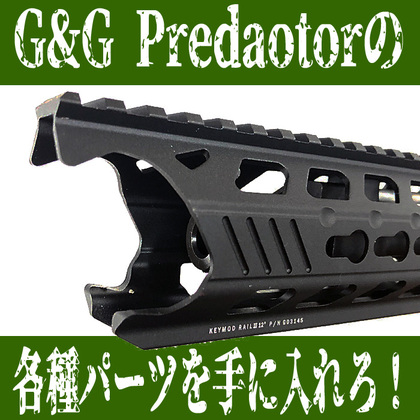 TeAm6 サバイバルゲーム総合サービス:G&G プレデターの各種パーツのご