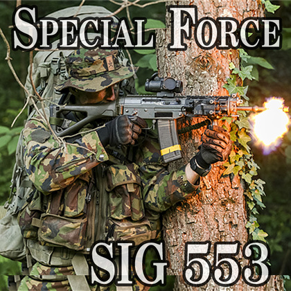 特殊部隊ご愛用 SIG553 アサルトライフルの電動ガン【G&G SG553】