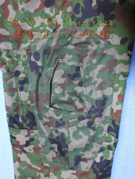 陸上自衛隊迷彩服３型クレイタイプニーパッド対応ズボン（コンバットパンツタイプ）