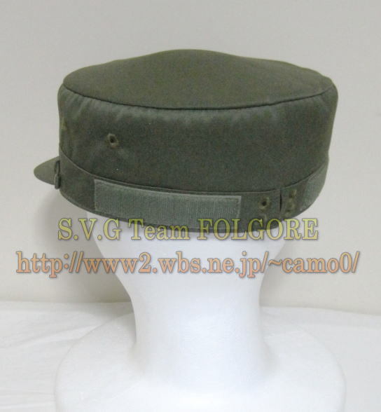 陸上自衛隊ＯＤ戦闘帽（帽垂れ、顎紐付、テーラーメイド）
