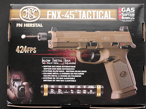 Cybergun FNX-45 Tactical GBB その1