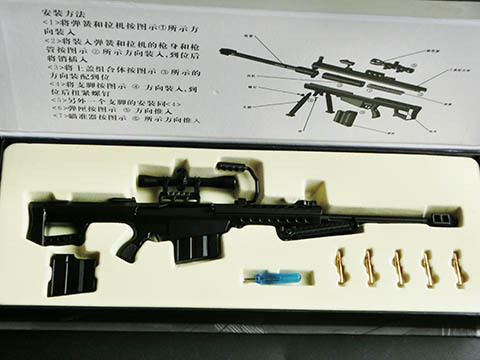 店舗割引 精巧1/3スケール ミニチュアライフルBARRETT M82A1