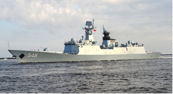 中国Jiangkai II級フリゲート・イーヤン（FFG548）南沙に向かうか