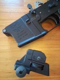 LMT Tactical Adjustable Rear Sight