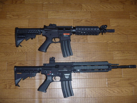 HK416とM4CQB-Rを比べてみる
