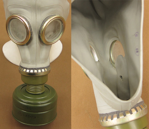 ロシア軍NBCR部隊用防塵防毒マスク・ガスマスク フルフイス 新品未使用
