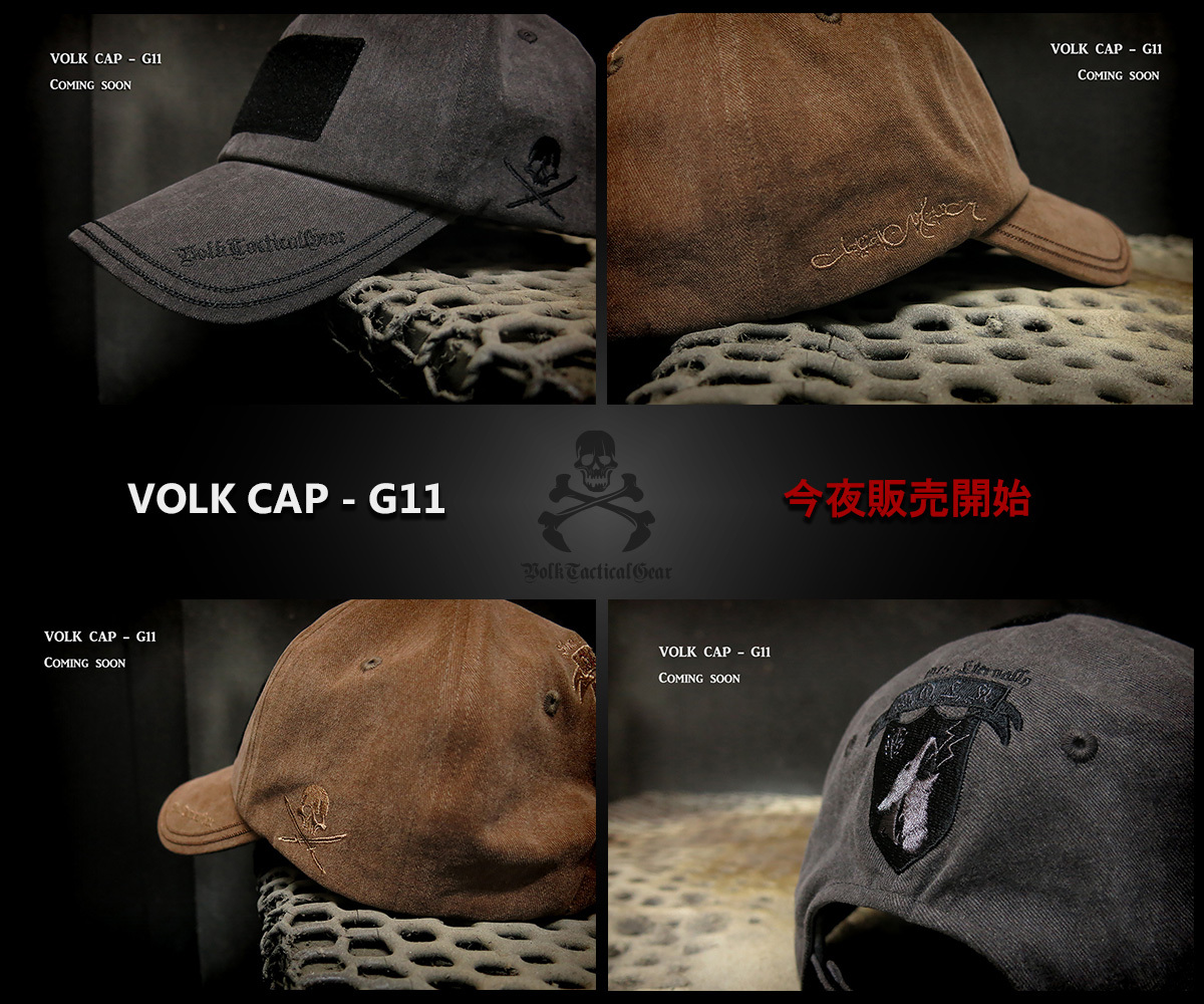 VOLK G11 CAP 今夜発売 !