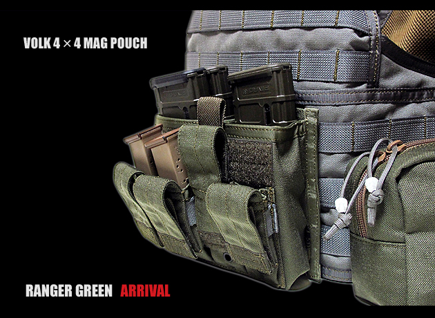 RANGER GREEN / 4×4 MAGAZINE POUCH 入荷案内