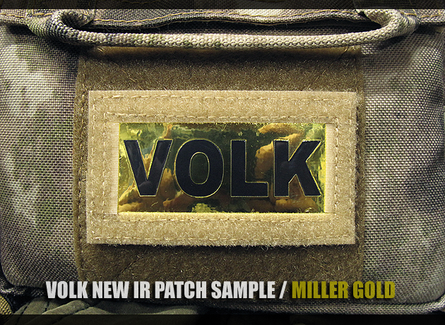 VOLK NEW IR PATCH / MILLER GOLD - SAMPLE