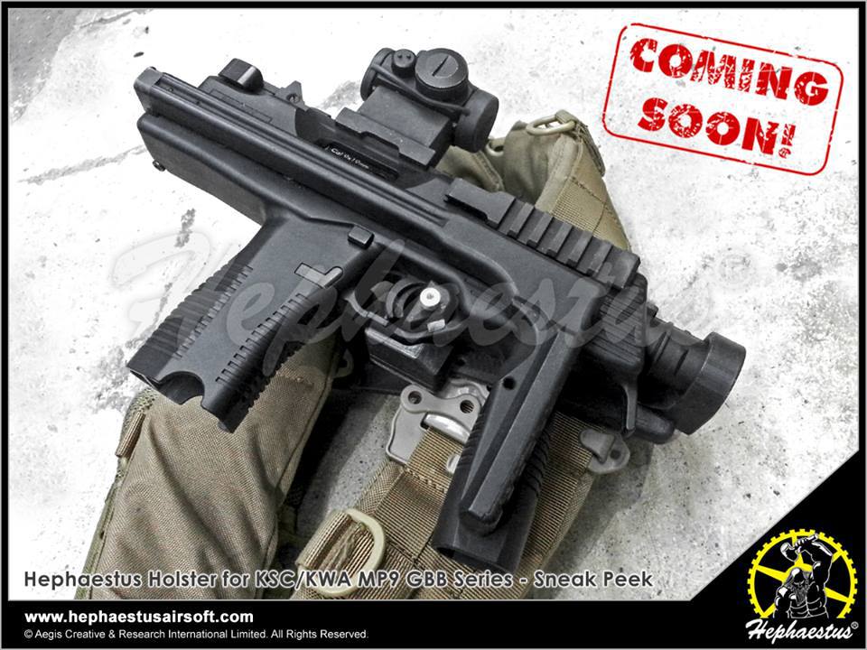逸品屋:【新商品】Hephaestus製 KSC/KWA MP9 ガスブロ用のホルスター