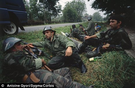 ボスニア内戦　ウッドランドJKT クロアチア防衛評議会(HVO) パッチ付
