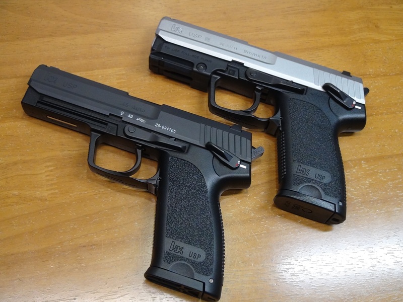 お手軽モデファイ道:対決！ H&K USP モデルガン対ガスガン 後編